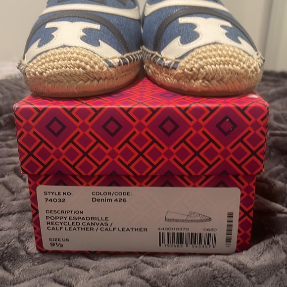 Brand new Tory Burch denim espadrilles - Picture 2 of 4